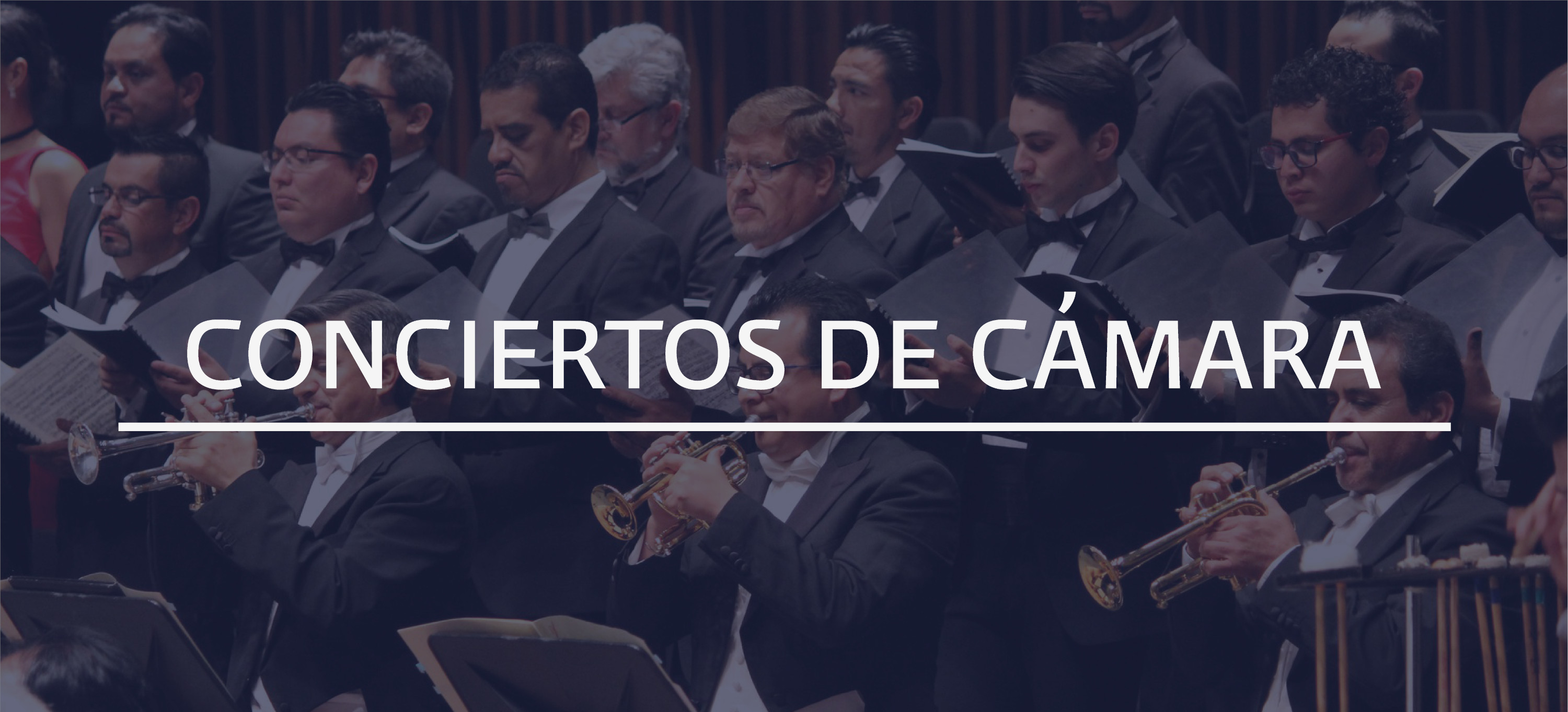 Integrantes de la Orquesta Sinfónica Nacional de México